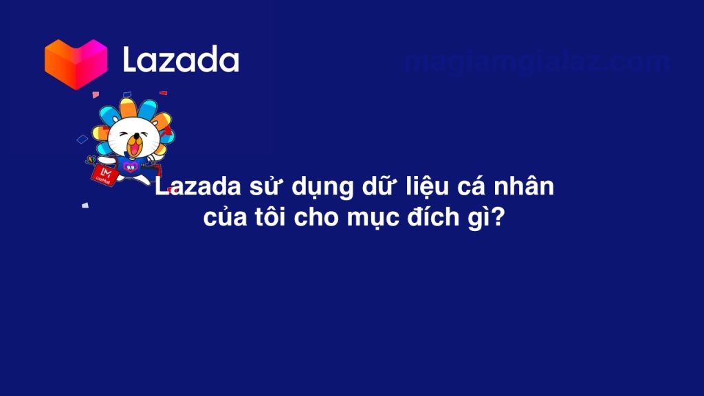 Lazada sử dụng và/hoặc tiết lộ dữ liệu cá nhân của tôi cho mục đích gì?