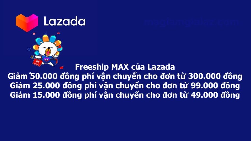 Mã Freeship Max của Lazada là gì